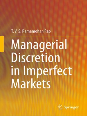 cover image of Managerial Discretion in Imperfect Markets